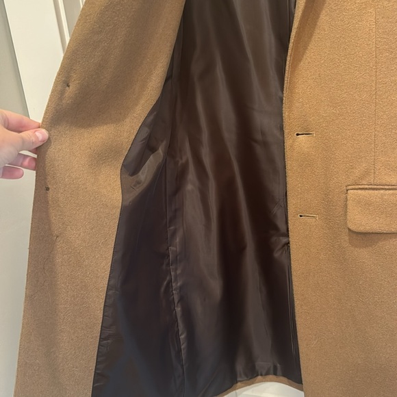 Banana Republic Men’s Dress wool camel top coat. XS - Picture 8 of 13